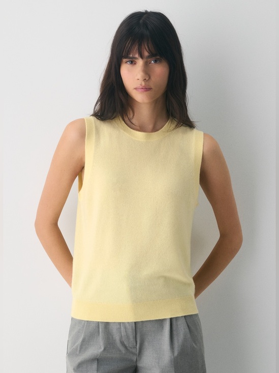 Aritzia Sweaters - Aritzia Bare Cashmere Monogram Sweater Vest